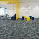Load image into Gallery viewer, Achieve 24" X 24" Patcraft commercial carpet tile room scene
