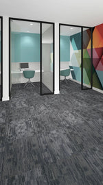 Load image into Gallery viewer, Natural Form Patcraft commercial carpet tile room scene
