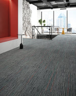 Load image into Gallery viewer, Surface Striation Color Patcraft commercial carpet tile room scene
