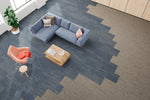 Load image into Gallery viewer, Linear Glitch Patcraft commercial carpet tile room scene
