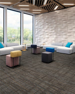 Load image into Gallery viewer, Color Variance Patcraft commercial carpet tile room scene
