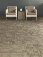 Load image into Gallery viewer, Experience  Ecoworx M™ Patcraft commercial carpet tile room scene
