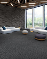 Load image into Gallery viewer, Crossfade Patcraft commercial carpet tile room scene
