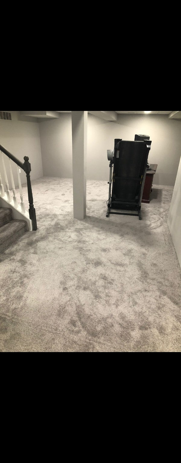 Basement carpet installation