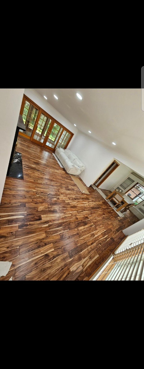Residential wood-look flooring